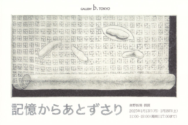 奥野智萌個展/DM250113-0118画像